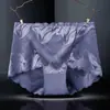 706 Ropa Interior Sexy de Encaje Tallas Grandes para Mujer Calzones Huecos de Cintura Alta para Damas de Tallas Grandes