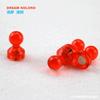 Pizarra Blanca de Oficina Clavos Magnéticos Coloridos Transparentes Tachuelas Magnéticas Fuertes Enseñanza Creativa Imanes Magnéticos para Refrigerador Clavos Magnéticos