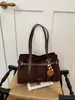 Bolso de Hombro con Estampado de Leopardo para Mujer 2026 Nuevo Color Otoño Melade Gran Capacidad para Viajes Diarios Bolso Cubo de Hombro Único Bolso Tote