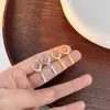 Aretes Largos de un Carácter para Mujer Estilo Coreano Elegantes para Oficina Simples Famosos en Internet Nicho Moda Ins Sentido de Diseño Geométrico Hebilla para la Oreja