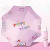 Sombrilla Paraguas de Doble Uso de Astronauta Espacial, Paraguas Automático Plegable para Mujer, Gama Alta, Protección UV, Protección Solar