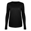 Nova Roupa de Yoga para Mulheres Primavera e Verão, Camiseta Esportiva Versátil de Manga Longa, Gola Redonda, Top Fitness Casual Soltinho