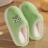 Pantuflas de algodón afelpado para hombre, nuevo modelo de invierno 2024, pantuflas de interior para casa de pareja con talón cubierto, suela gruesa, antideslizantes, pantuflas cálidas de algodón para mujer