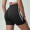 Shorts de Yoga Europeos y Americanos de Tres Puntos Ciclismo al Aire Libre Melocotón Mallas de Alta Elasticidad Control de Abdomen Ropa Exterior Bloque de Color Pantalones de Yoga para Entrenamiento
