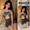 Flor Amor Mar Sexo Lencería Sexy Fino Destello Cuello Discoteca Hermana Real Envoltura Cadera Uniforme de Secretaria Viento de Puro Deseo traje A668