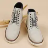 Superventas de Amazon Botas Casual Retro de Caña Alta para Hombre Estilo Británico Botas de Trabajo de Caña Alta Botines Versátiles de Moda - 25717