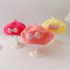 Chapéu de bebê estilo primavera e outono, boina para meninas recém-nascidas, de lã, infantil, de malha, princesa, fofa, super fofa, moderna