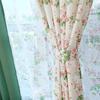 Cortinas de tela para dormitorio, estudio, venta al por mayor, corte cero, ideas de flores pastorales frescas y pequeñas de primavera, directas de fábrica