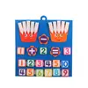 Placa de Aprendizagem de Feltro para Dedos com Adesivos de Expressões Faciais, Quadro de Atividades para Crianças Pequenas, Quadro de Atividades Educacional DIY para Educação Infantil