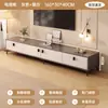 Móvel de TV Moderno Minimalista Pequeno Apartamento 2026 Novo Modelo Sala de Estar Casa de Chão Armazenamento Móvel de TV Integrado