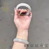 Estilo Mismo Xiaohongshu Pulsera de Jade Hetian Natural Hilo de Oro Pintura a Tinta de Jade Pulsera de Concubina Imperial Pulsera de Mejor Amiga Venta Directa de Fábrica