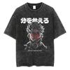 Camiseta Y2K Harajuku Retrô Camiseta com Estampa de Anime Japonês