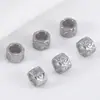 Acero Inoxidable 304 Cuentas de Barril de Agujero Grande con Patrón Nubes Auspiciosas Cuentas Sueltas Cuentas de Hilo Pulsera DIY Collar Pulsera Cuentas Espaciadoras Accesorios de Joyería