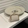 Nova Bolsa para Joias Compacta de Couro Genuíno com Anel de Diamante, Mini Bolsa para Batom, Porta-Moedas, Caixa de Armazenamento para Joias de Anel, Colar, Brincos