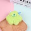 Colgante de mochila escolar con forma de oso de peluche de monstruo tuerto de dibujos animados, muñeco de peluche bonito, regalo pequeño para hacer tú mismo, accesorios de ropa