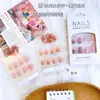 Cola de Unha Nova da Moda com Sensação Leve, Unhas Postiças Versáteis Curtas e Simples, Conjunto de Peças de Unha Prontas para Uso Venda por Atacado
