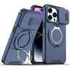 La Nueva Funda Lingke es Adecuada para Teléfonos Apple Ip 14Pro, con Ventana Deslizante Recién Mejorada, Soporte de Anillo, y Características Anti-Caídas y a Prueba de Golpes