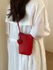 Estilo Primavera e Verão 2026 Estilo Ins Compacta Mini Vertical Bolsa para Celular de Couro Macio Leve Diária para Ombro Transversal para Mulheres