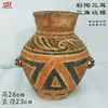 Vasijas de Cerámica Estilo Antiguo para Vino, Ollas, Jarras, Botellas de Fondo Puntiagudo, Tazones de Cerámica, Ollas de Cerámica de Colores con Patrón de Danza, Artículos Decorativos, Cerámica Negra Majiayao