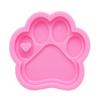 Llavero de garra de gato DIY molde de silicona gota de espejo pegamento molde de pata de oso de cristal molde para hornear pasteles