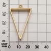 1 Pieza de Marco de Resina Epoxi Modelo en Formas de Corazón, Estrella y Diamante, Marco Hueco para Colgantes Hechos a Mano, Accesorios para Llaveros, Manualidades