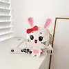 Lindo bolso de mensajero de peluche de dibujos animados para niña, moderno estilo occidental, súper lindo, moderno bolso para teléfono móvil, monedero de estilo japonés para mujer