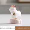 Adorno Cerámico de Caballo Giratorio con Esmalte de Cristal - Figura Giratoria Atrae-Dinero y Alivia el Estrés - Mascota de Té Auspiciosa para Escritorio