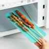 Prato retangular vertical para sushi, prato para churrasco ocidental, prato para lanche, prato para lanche de cozinha japonesa, prato para chá da tarde, prato de plástico pp