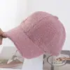 Gorra de Béisbol Verde Otoño e Invierno Color Sólido Simple que Favorece el Rostro Estilo Coreano Pequeño Ins Gorra de Pico de Felpa Versátil Sombrero de Lana de Cordero