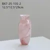Vaso Usado de Luxo Acessível com Textura de Nuvem Rosa Esmaltada Recipiente Criativo para Flores Alta Qualidade Sala de Estar Móveis para Casa Atacado