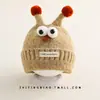 Touca de Bebê Inverno Estilo Coreano Touca de Tricô Fofa e Super Fofa Aconchegante Quente à Prova de Vento Touca de Lã para Meninos e Meninas