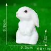 Enfeites de resina de coelho micro paisagem plantas verdes plantas suculentas em vaso artesanato de paisagismo decoração de jardinagem desenho animado acessórios diy