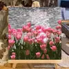 Nuevo Pintura al Óleo Digital DIY Tamaño Pequeño Dibujos Animados Infantiles para Colorear Arte de Pared Curativo Puesto del Mercado Nocturno Venta al por Mayor