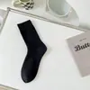 Meias Brancas Antibacterianas 7A Meias de Algodão Femininas Meia-Calça para Primavera e Outono Meias de Algodão Estilo Ballet Cinza com Tênis Pai Meia-Calça Solta para Primavera e Outono