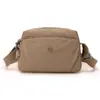 2025 Nueva Moda de Verano Bolso de Tela de Nylon Ligero de Moda Color Caramelo Bolso Cruzado Casual para Mujer Bolso Mensajero Casual para Mujer