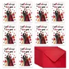 Transfronterizo Nuevo Juego de 10 Piezas/Set Tamaño Grande Día de San Valentín Juego de Sobres para Tarjetas de Felicitación Plegable Estéreo DIY Tarjeta de Confesión