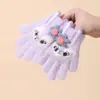 Luvas Infantis Quentes de Cinco Dedos para Meninos e Meninas, Luvas de Pelúcia de Inverno de Dedo Inteiro para Bebês, Luvas de Cinco Dedos para Meninas, Stellalou