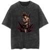 Comercio Exterior Nueva Camiseta Lavada Animación Dragon Ball Dragon Ball Rey Mono Casual Pareja Manga Corta