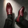 Zapatos de cuero casuales de moda 2026 para transmisión en vivo, superventas, tallas 38-48, zapatos de cuero casuales de punta