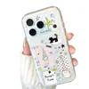 Funda de Teléfono de Gato Estilo Niña Linda y Suave con Sombrero Largo Adecuada para iPhone 17 Pro Max, Apple 16, 15 Modelo Nuevo, 14 para Mujeres