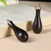 Botella de rapé de sándalo morado ébano pieza de mango de colgante diy características artesanía de juego cultural regalo colección para enviar a amigos