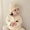 Gorro de Lana Tejido de Otoño e Invierno para Niños, Boina Rizada Linda para Niños y Niñas, Gorro de Pintor Cálido de Color Sólido para Bebé