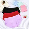Nuevas Bragas de Seda de Leche para Mujer, de Cintura Media, Talla Grande, Transpirables, que se Ajustan a la Cadera, Adelgazantes, Sexy, Cómodas, Levanta Glúteos