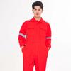 Primavera y Otoño Manga Larga Cuello Redondo Algodón Puro Transpirable Ropa de Trabajo Ropa Protectora Taller Fábrica Mantenimiento de Maquinaria Mono Resistente al Desgaste