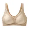 Sujetador de maternidad de cierre frontal, talla grande, sin varillas, diseñado para mujeres, con efecto push-up, específicamente para mujeres mayores, proporcionando elevación y modelado, y corrigiendo el pecho lateral