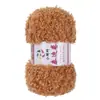 Hilo de Peluche de Lana Rizada de Oso Hecho a Mano Diy 50G Tejer Estilo Ins Bufanda Sombrero Muñeco de Dibujos Animados Hilo