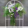 Auditório de Casamento Estrada do Departamento Florestal Sinalização de Estrada Arranjo de Flores Arranjo de Flores de Casamento Arranjo de Flores Decoração Floral de Boas-Vindas Arranjo de Palco de Flores Adereços