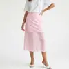 Nueva Falda Recta para Mujer Primavera/Verano 2026, Elegante y Versátil para el Trabajo, Falda Midi Transparente, Estilo Europeo y Americano Transfronterizo