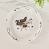 Platos de Cena de Porcelana de Hueso Ouge Aijia Martuowu, Platos Hondos, Platos de Arroz, Platos Cerámicos Vintage Estilo Europeo, Venta al por Mayor desde el Fabricante