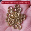Acessórios para Pulseira de Miçangas DIY Padrão de Furo Grande Contas Espaçadoras de Liga Contas Espaçadoras de Pulseira Prateadas Antigas Espaçador para Artesanato